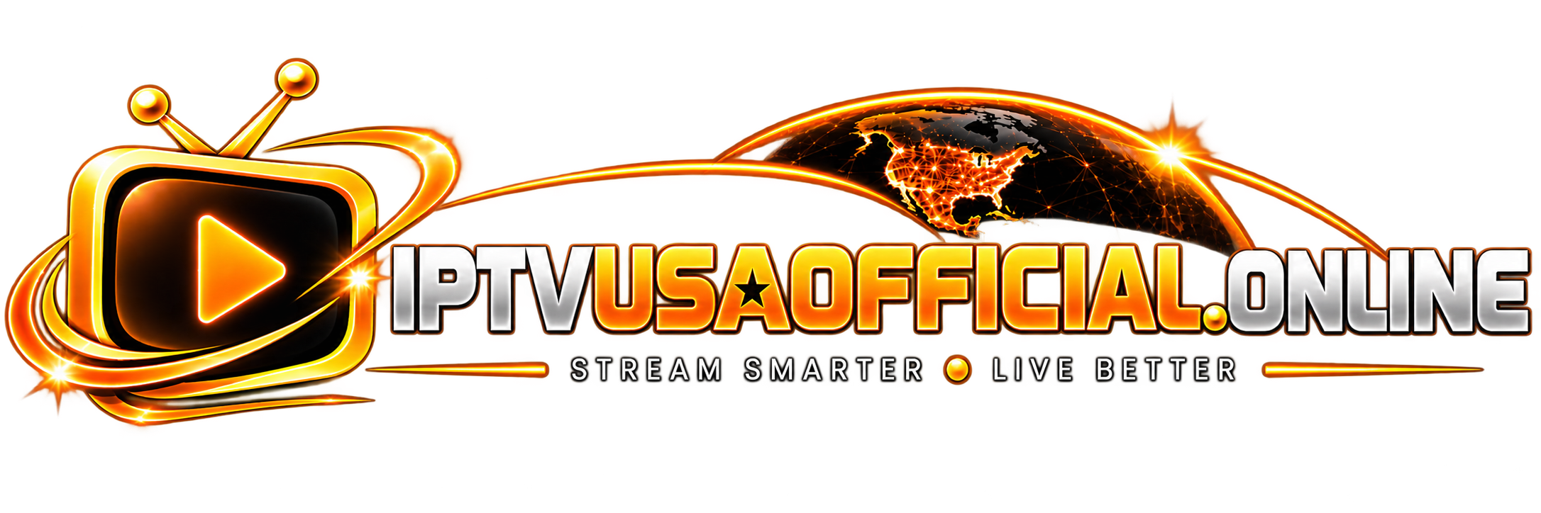 IPTVUSAOFFICIAL.ONLINE premium IPTV logo